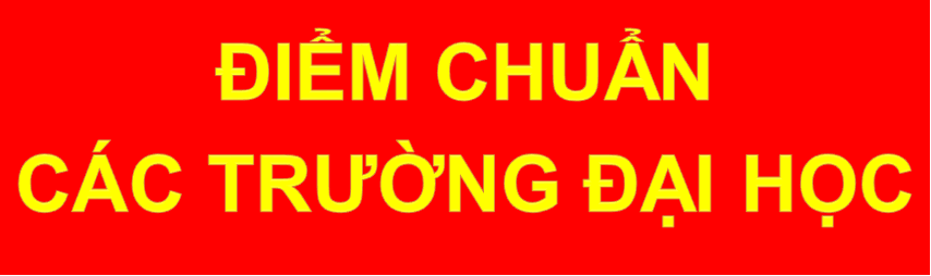 Điểm chuẩn đại học 2019