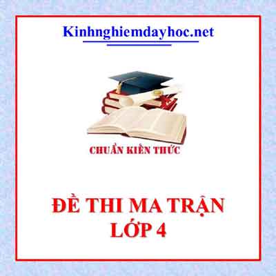 De Thi Ma Tran Lop 4
